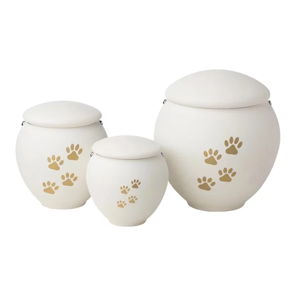 Urna-metalowa-pet-dla-zwierzat-biala-zlote-lapki-bcp