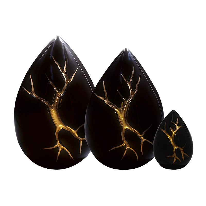 Urna ceramiczna Kintsugi Łza - obrazek 5